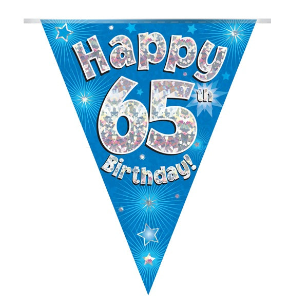 Blue Star 65th Birthday Bunting