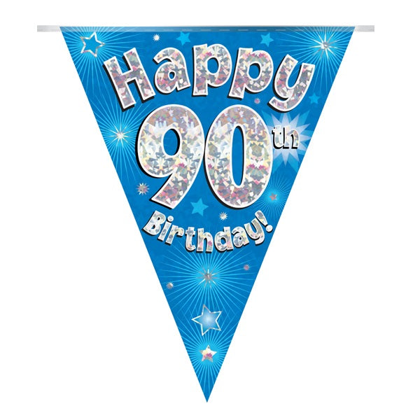 Blue Star 90th Birthday Bunting