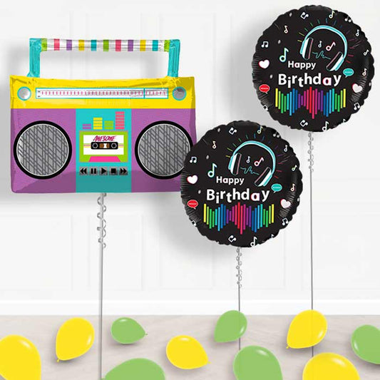 Giant Boombox Balloon Package Delivered - Package | Small Indoor Plants
