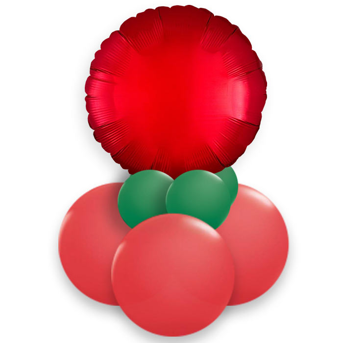 Red and Green Table Centrepiece