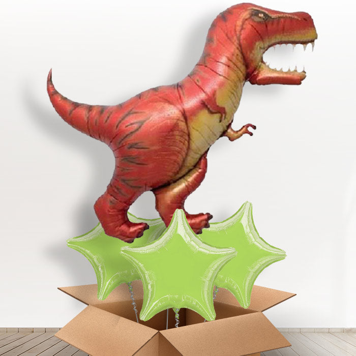 Red Balloon Dinosaur T-Rex in a Box