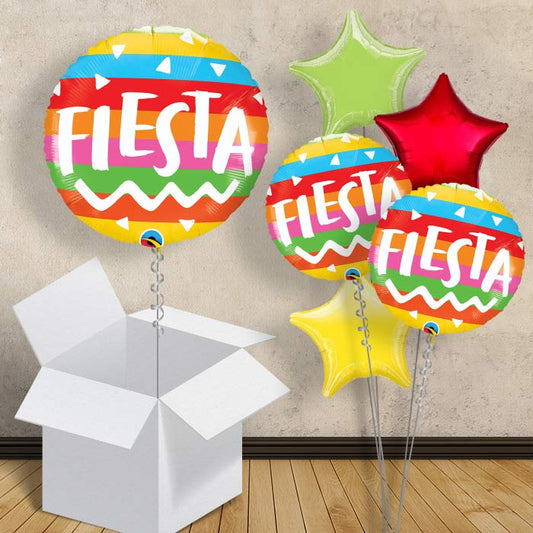 Mexican Fiesta Balloons in a Box - 1 Balloon | Small Indoor Plants