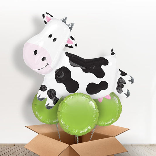 Giant Cow Balloon in a Box Gift