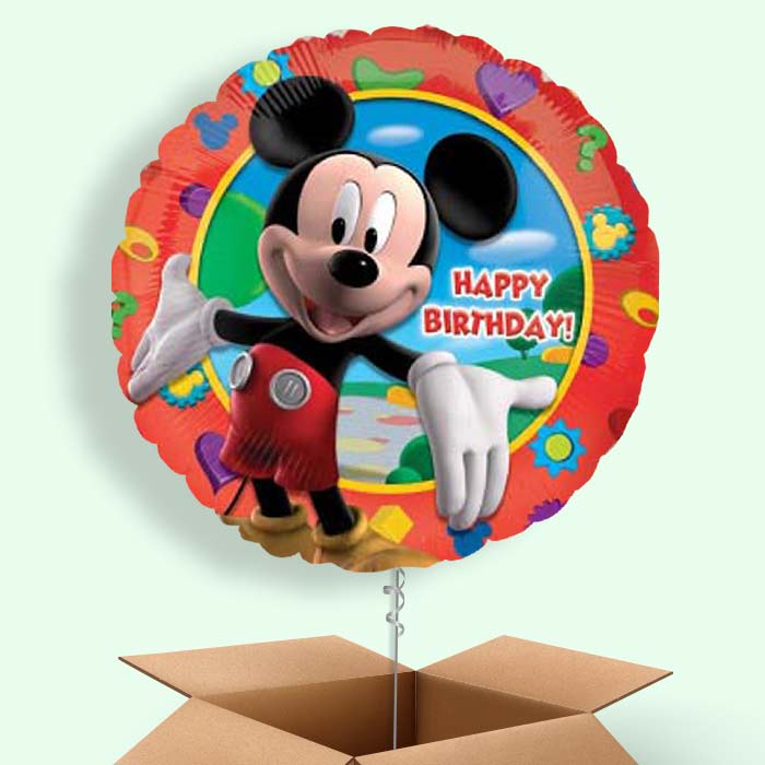 Mickey Mouse Happy Birthday Balloon in a Box