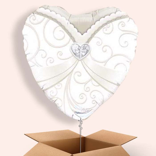 Wedding Dress Balloons in a Box