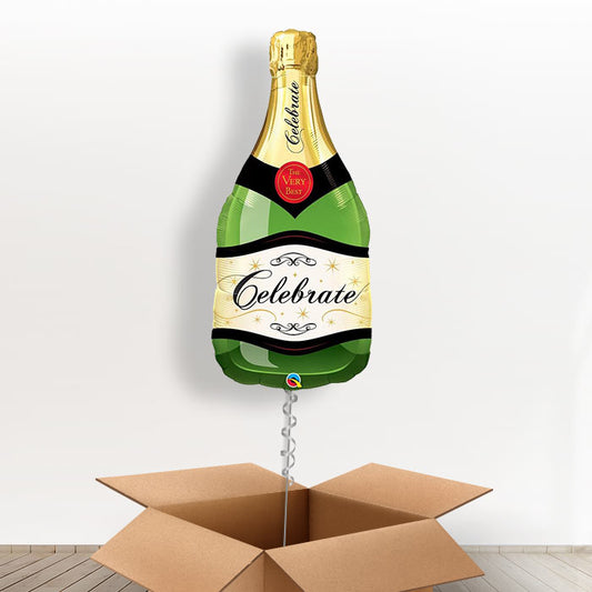 Champagne Bottle Balloon in a Box