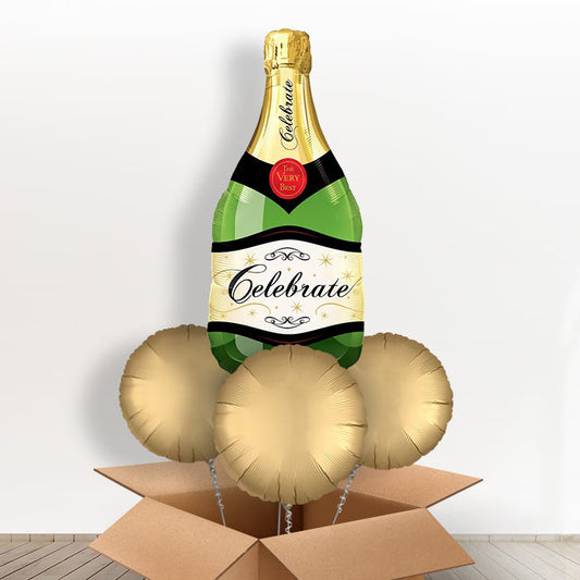 Champagne Bottle Balloon in a Box