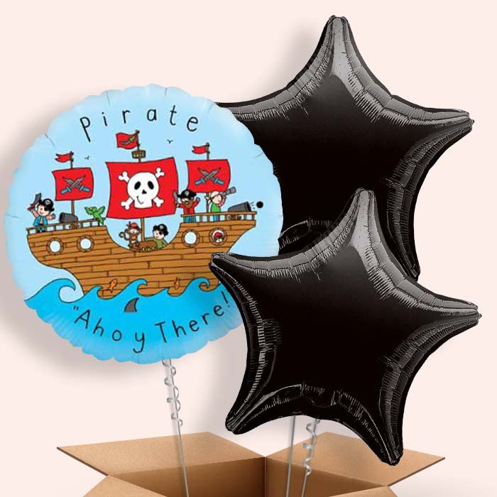 Ahoy There Pirate Balloons in a Box