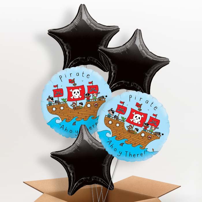 Ahoy There Pirate Balloons in a Box