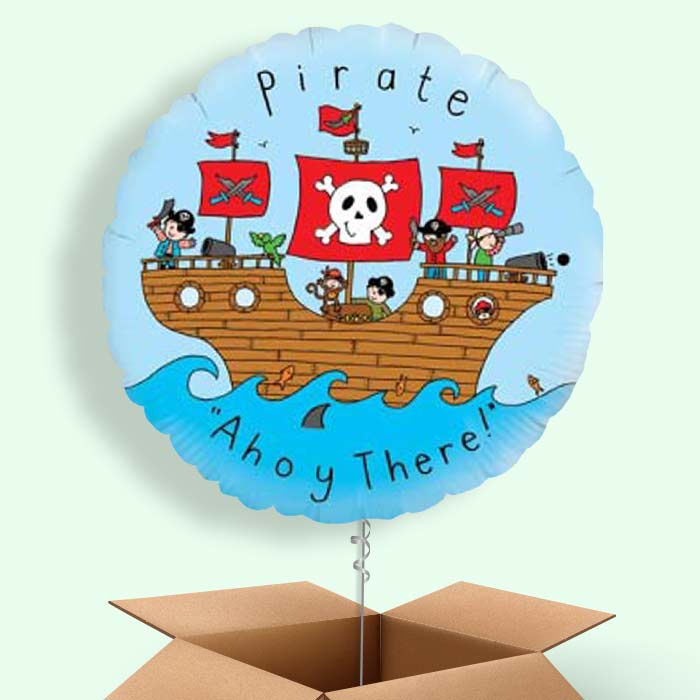 Ahoy There Pirate Balloons in a Box