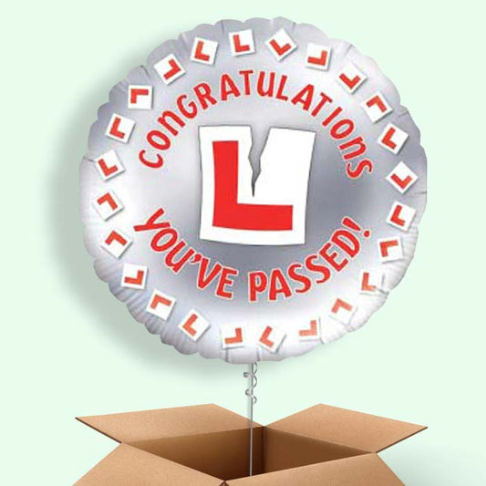 Passed Driving Test Balloon in a Box