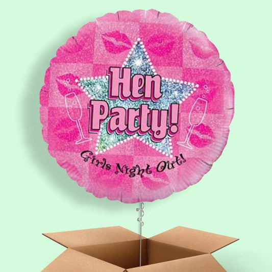 Hen Party Balloons in a Box (Night Out)