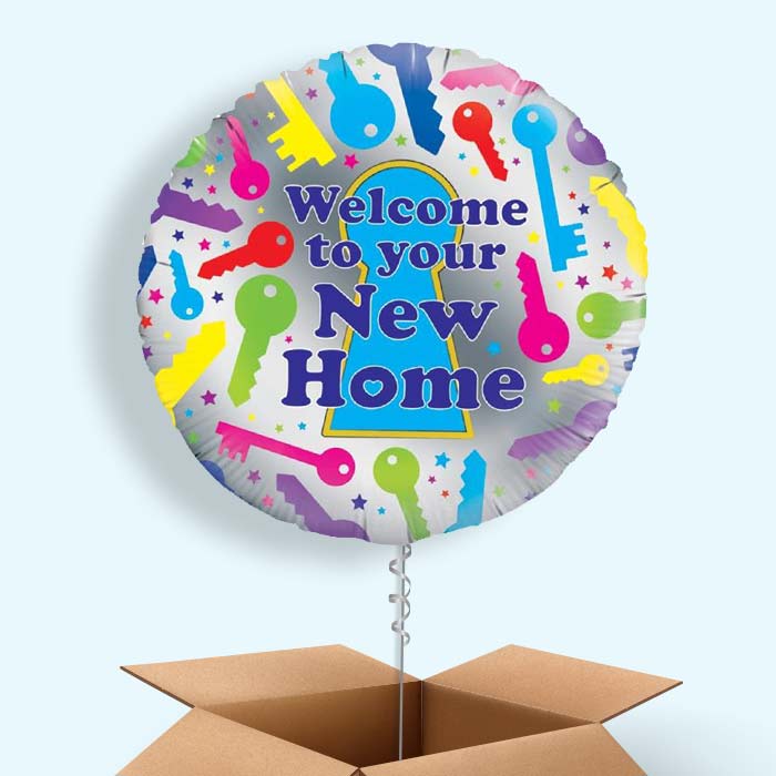 Welcome to Your New Home Balloons in a Box