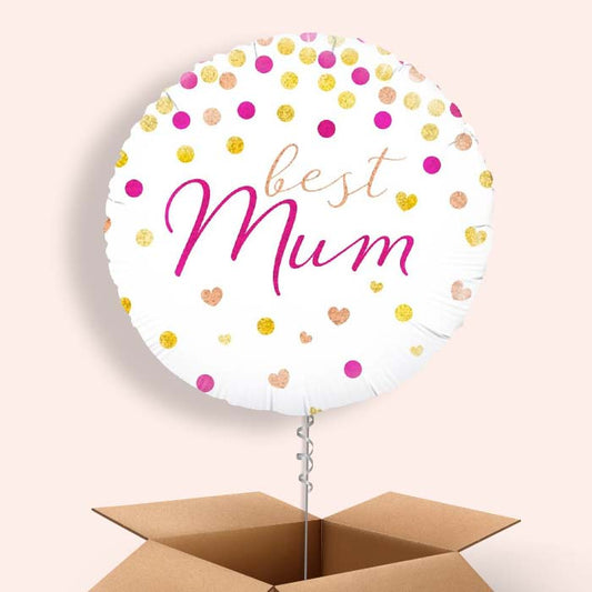 Best Mum Balloons in a Box