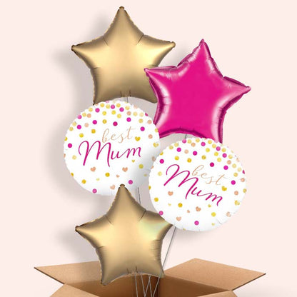 Best Mum Balloons in a Box