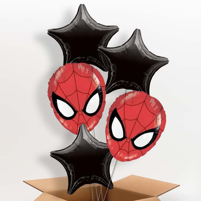 Spiderman Head Balloon in a Box Gift