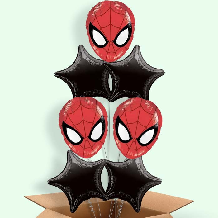 Spiderman Head Balloon in a Box Gift