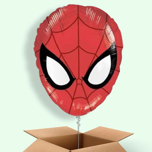 Spiderman Head Balloon in a Box Gift