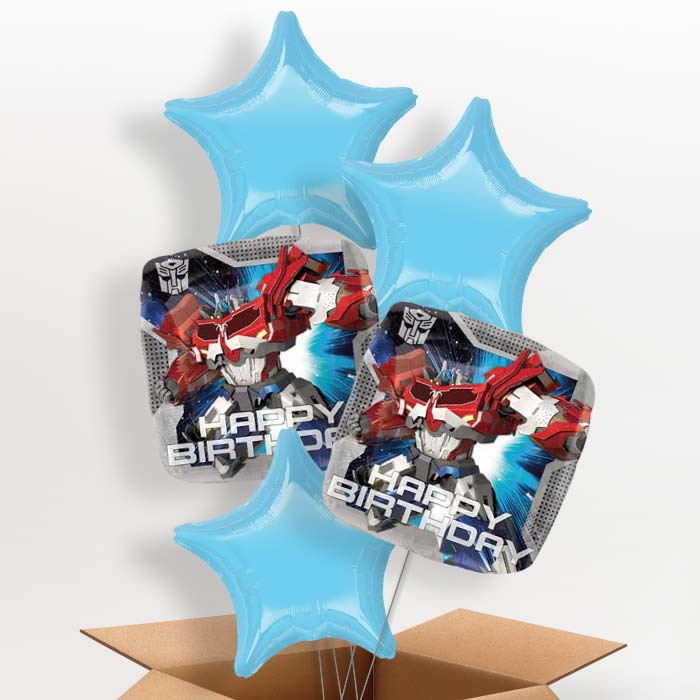 Transformer Balloons in a Box (Happy Birthday)