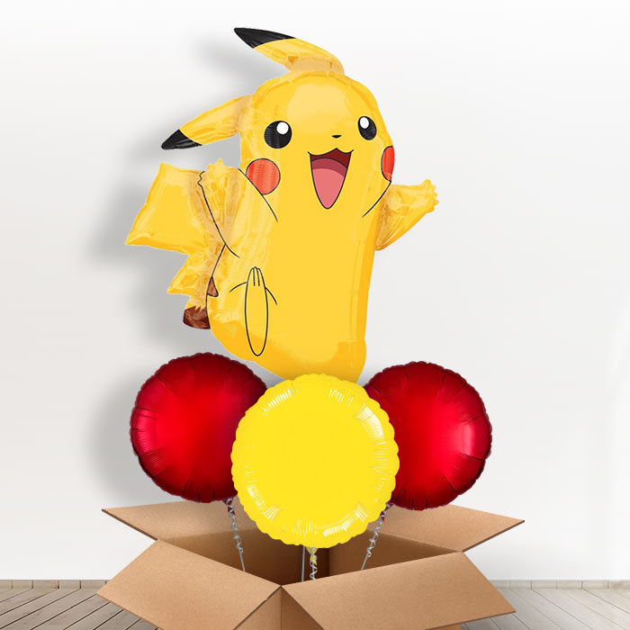 Giant Balloon Pikachu in a Box Gift