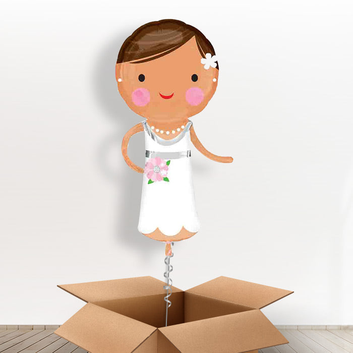 Lovely Bride Giant Shaped Balloon in a Box Gift - Giant Balloon | Small Indoor Plants