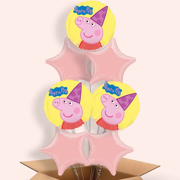 Peppa Foil Balloon in a Box Gift