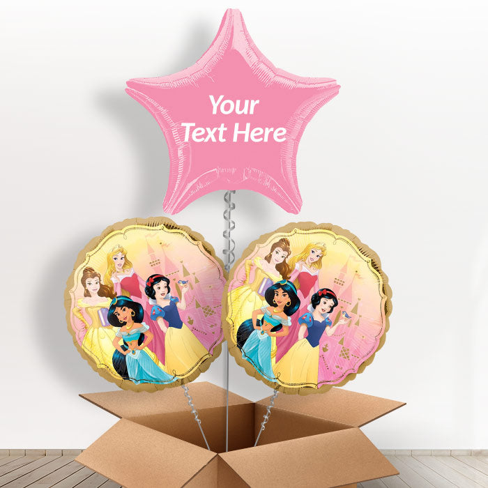 Personalised Disney Princess Balloons in a Box - Balloon Trio | Small Indoor Plants