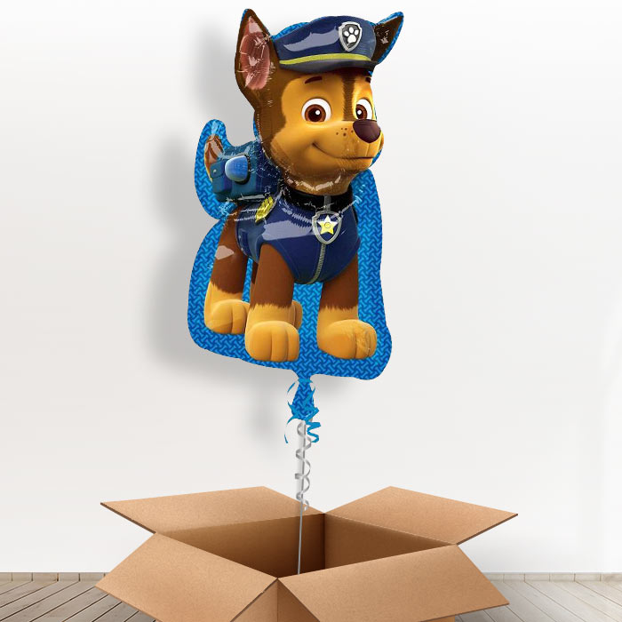 Paw Patrol Chase Balloon in a Box - Giant Balloon | Small Indoor Plants