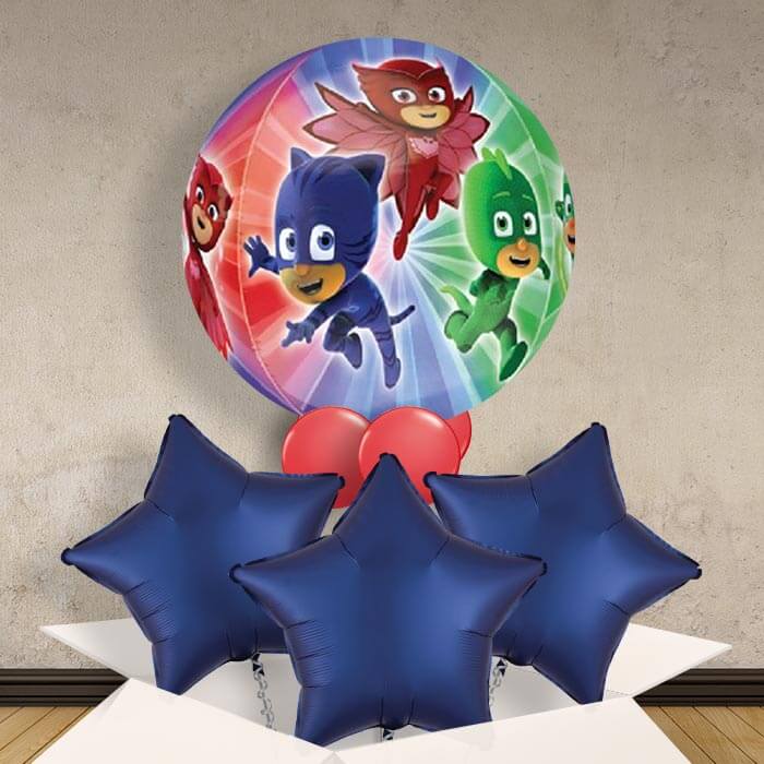 PJ Masks Orbz | Sphere Balloon in a Box - Orbz Balloon with 3 Balloons | Small Indoor Plants