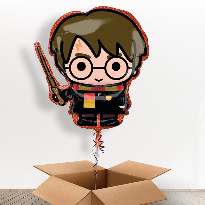 Harry Potter Shaped Helium Balloon in a Box Gift - Giant Balloon | Small Indoor Plants