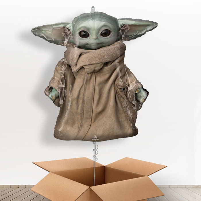 Giant Mandalorian Balloon in a Box - Giant Balloon | Small Indoor Plants
