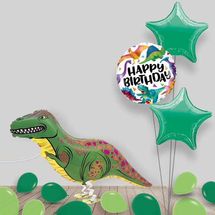 Inflated Balloon T Rex Walking Dinosaur