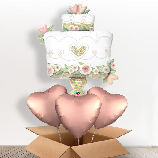 Wedding Cake Shaped Balloon in a Box