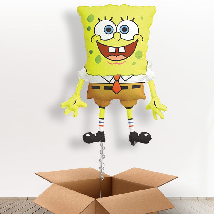 Giant Spongebob Balloon in a Box - With 3 Plain Balloons | Small Indoor Plants