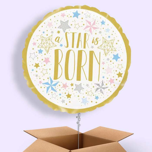 A Star is Born New Baby Balloon in a Box