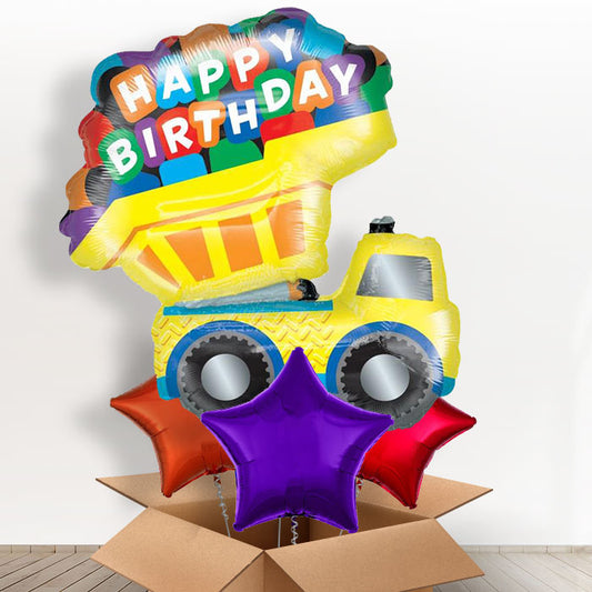 Giant Dump Truck Balloon in a Box - With 3 Themed Balloons | Small Indoor Plants