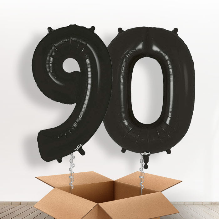 Black 90 Balloons in a Box