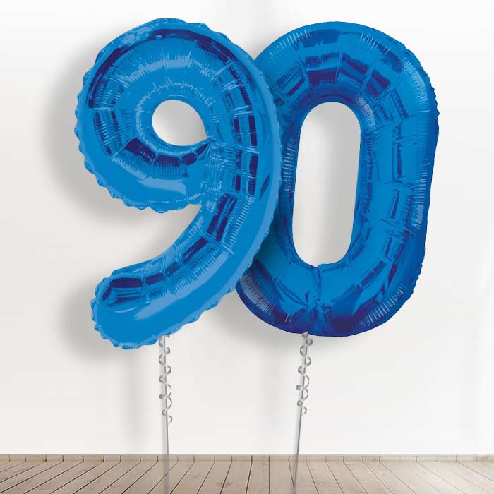 90 Balloon Delivery in a Box - Blue