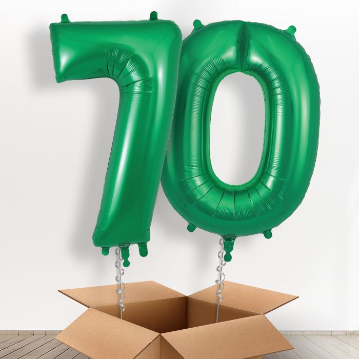 70 Balloons in a Box - Green