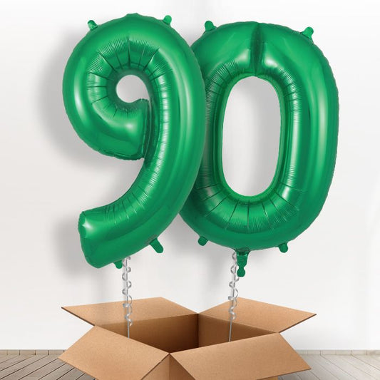 90 Balloons in a Box - Green