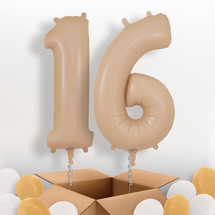 Matte Nude 16 Balloons in a Box