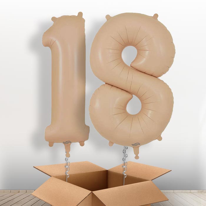 Matte Nude 18 Balloons in a Box