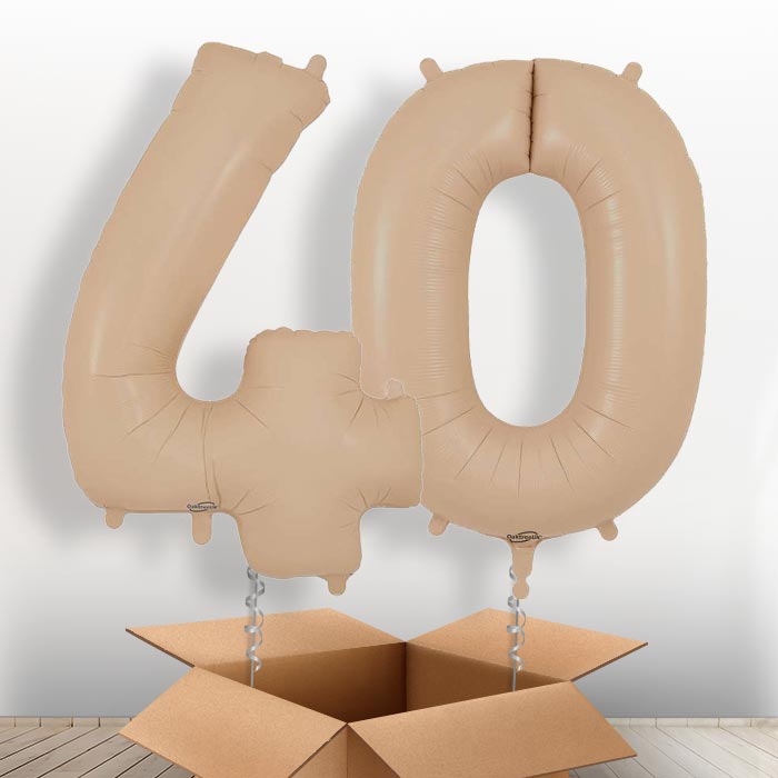 Matte Nude 40 Balloons in a Box