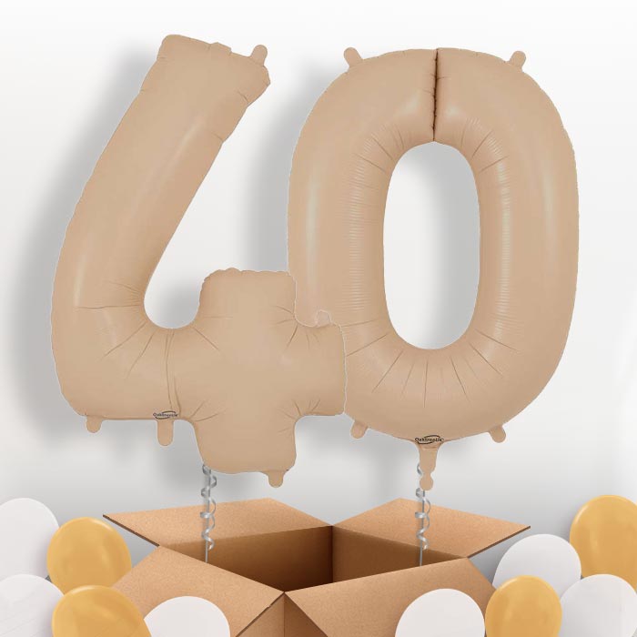 Matte Nude 40 Balloons in a Box