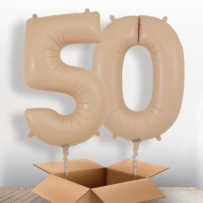 Matte Nude 50 Balloons in a Box