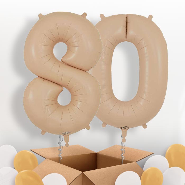 Matte Nude 80 Balloons in a Box