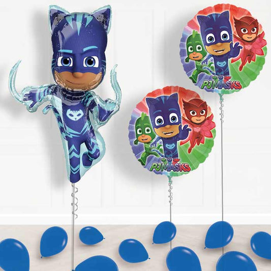 Inflated PJ Masks Catboy Helium Balloon Package in a Box