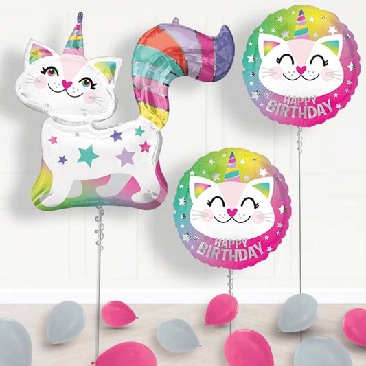 Giant Caticorn Balloon Package Delivered