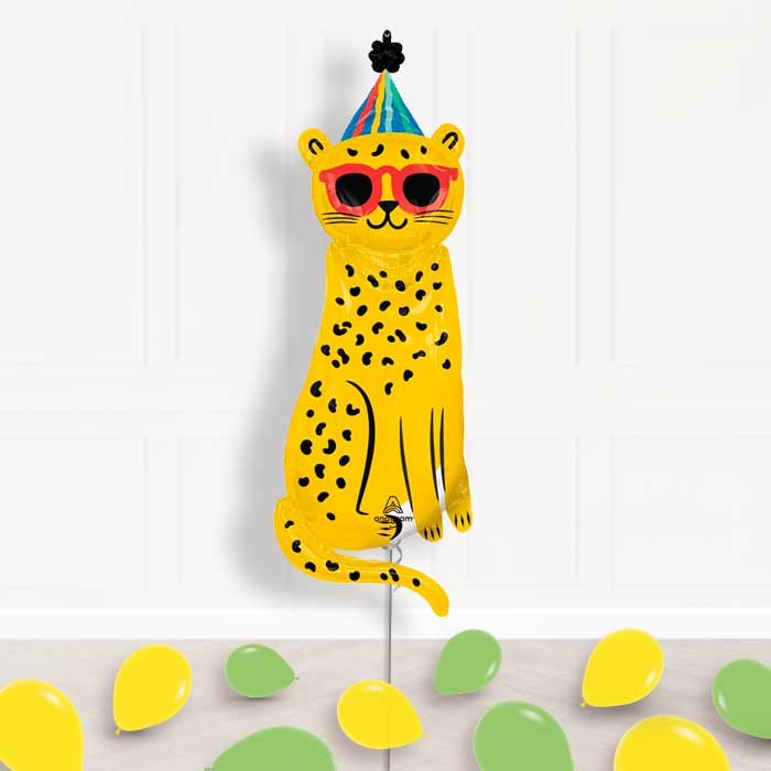 Giant Cheetah Shaped Balloon Package Delivered