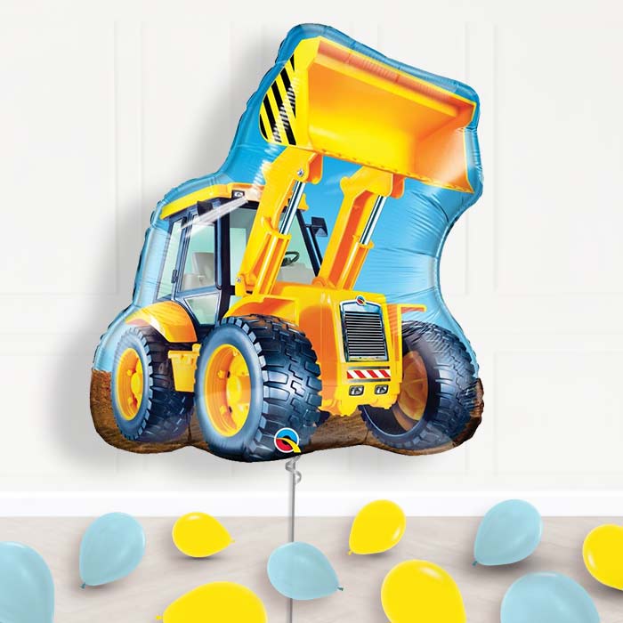 Digger Balloon Display in a Box Package - Supershape Balloon | Small Indoor Plants